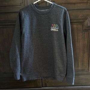 O'Neill Men's Charcoal Crewneck Sweatshirt Size S